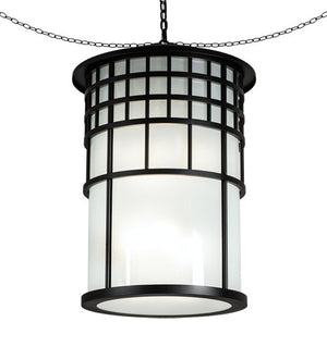 2nd Avenue - 204278-1503A - Six Light Pendant - Hudson House - Solar Black