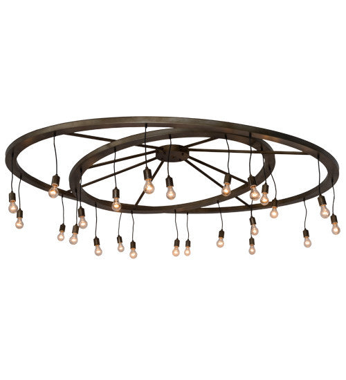 2nd Avenue - 204278-2 - 24 Light Chandelier - Donner - Antique Hammered Gold