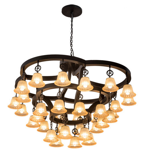 2nd Avenue - 204278-30 - LED Chandelier - Cretella - Solar Black