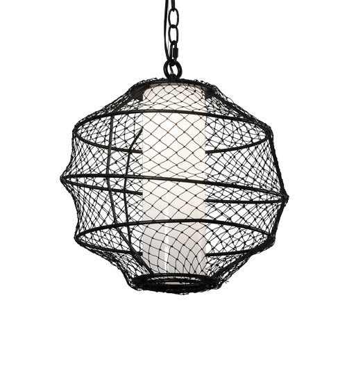 2nd Avenue - 204310-2-F9 - LED Pendant - Omaro Poto - Solar Black