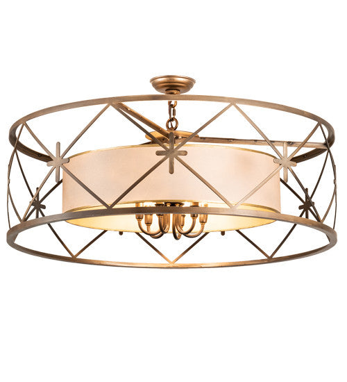 2nd Avenue - 211495-3 - Six Light Pendant - Penelope - Antique Copper