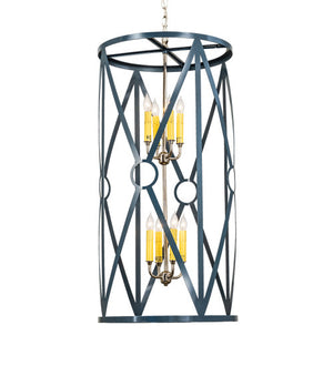 2nd Avenue - 211622-1502A - Eight Light Pendant - Penelope - Tempe Star And Polished Nickel