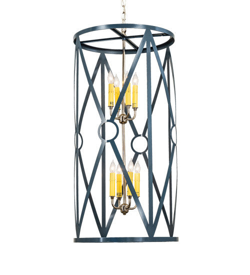 2nd Avenue - 211622-1502A - Eight Light Pendant - Penelope - Tempe Star And Polished Nickel