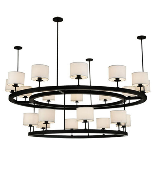 2nd Avenue - 212632-2 - 20 Light Semi Flush Mount - Chestnut Hill - Matte Black