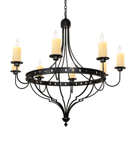 2nd Avenue - 213812-1.48259 - Eight Light Chandelier - Bottini - Textured Black