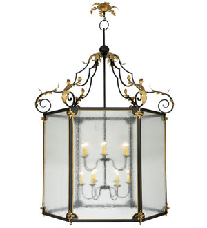 2nd Avenue - 214159-2 - 12 Light Pendant - Ganser - Black / Gold