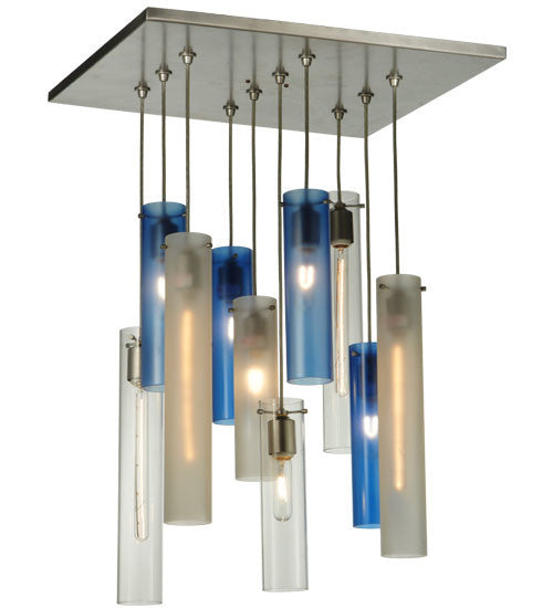 2nd Avenue - 214340-19 - Ten Light Chandelier - Cilindro - Nickel