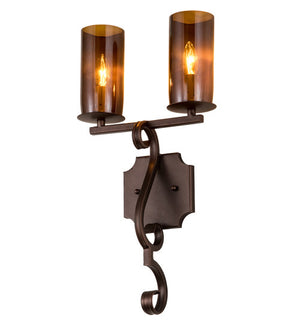 2nd Avenue - 215686-7 - Two Light Wall Sconce - Piero - Mahogany Bronze