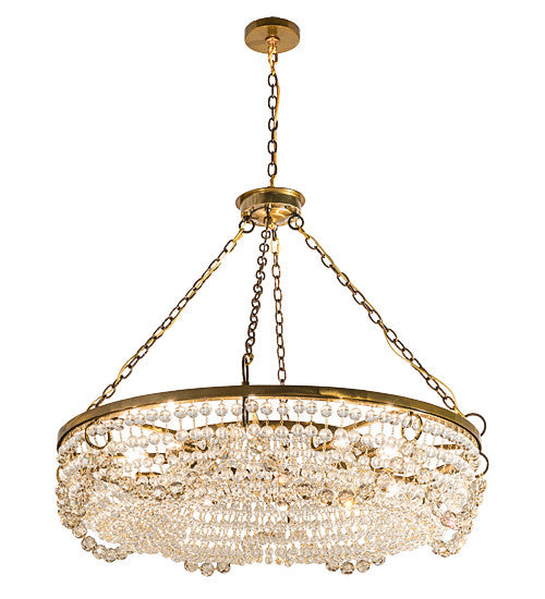 2nd Avenue - 220263-20 - 12 Light Chandelier - Sardinia - Transparent Gold