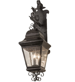 2nd Avenue - 220578-3 - Three Light Outdoor Wall Lantern - Monaco - Smoke