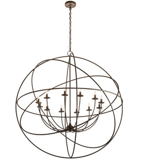 2nd Avenue - 29875-2 - 12 Light Chandelier - Atom Enerjisi - Oil Rubbed Bronze