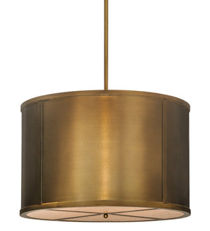 2nd Avenue - 30203-56 - Eight Light Pendant - Drum - Antique Copper