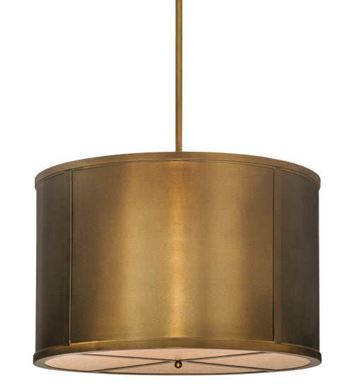 2nd Avenue - 30203-56 - Eight Light Pendant - Drum - Antique Copper