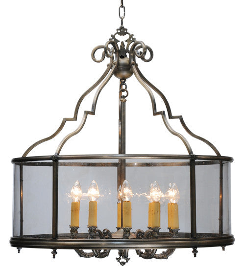 2nd Avenue - 30880-5 - Ten Light Pendant - Sanctuary - Antique Brass