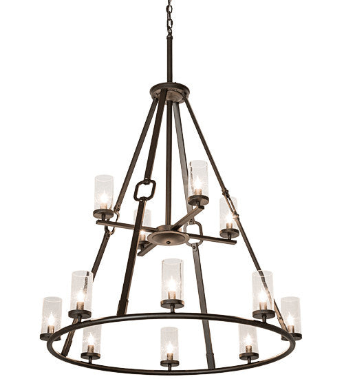 2nd Avenue - 36396-72 - 12 Light Chandelier - Loxley - Oil Rubbed Bronze