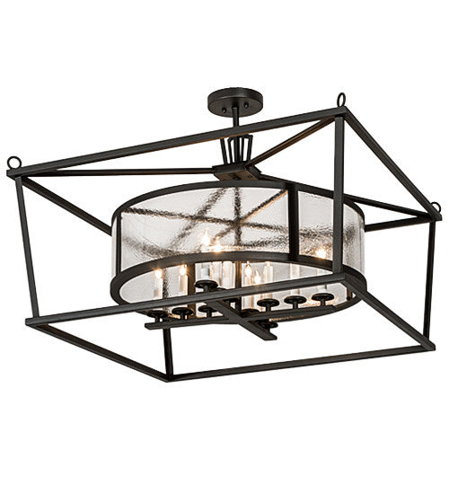 2nd Avenue - 39219-89 - 12 Light Pendant - Kitzi - Wrought Iron