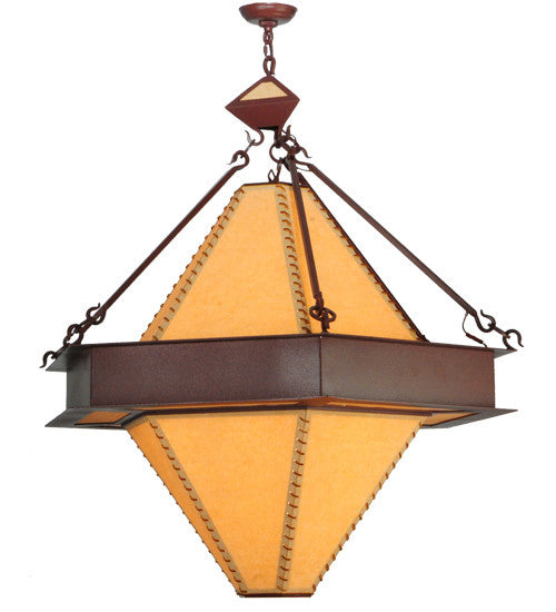 2nd Avenue - 39587-15 - Six Light Pendant - Luxor - Rust