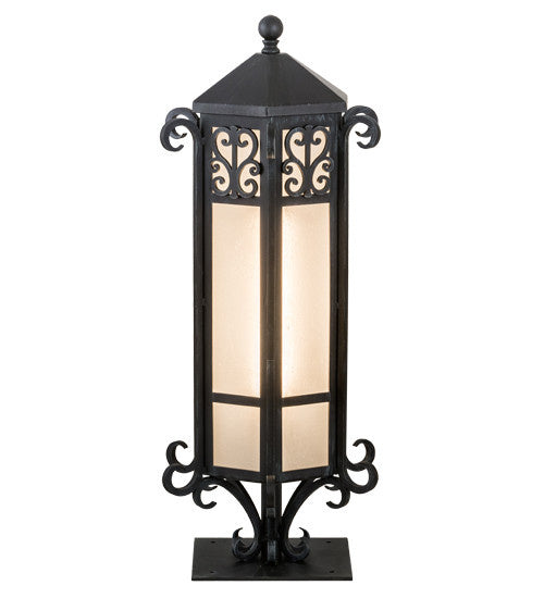 2nd Avenue - 3B02L.075U.POST - One Light Pier Mount - Caprice - Antique Iron Gate