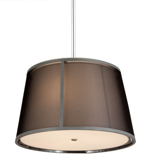 2nd Avenue - 47110-498A - Three Light Pendant - Cilindro - Weatherable Silver