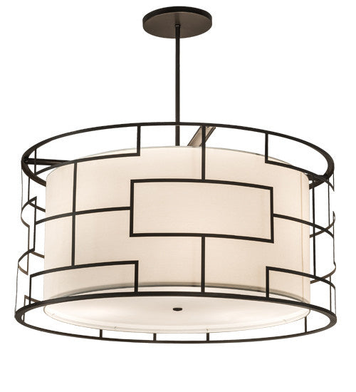 2nd Avenue - 47110-818 - Six Light Pendant - Cilindro - Bronze