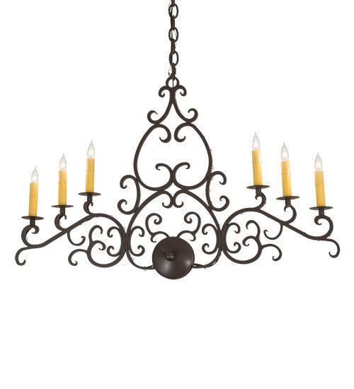 2nd Avenue - 48259-1091 - Six Light Chandelier - Meredith - Timeless Bronze