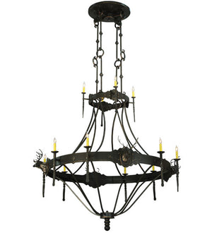 2nd Avenue - 48259-231 - 12 Light Chandelier - Stag - Timeless Bronze