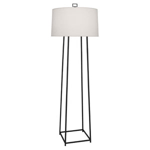 Robert Abbey - 1246 - One Light Floor Lamp - Cooper - Wrought Iron