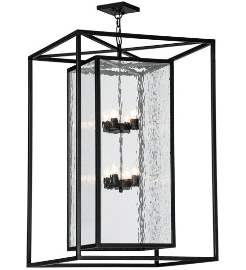 2nd Avenue - 48259-435 - Eight Light Pendant - Kitzi Box - Solar Black