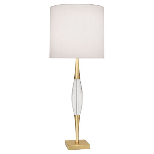 Robert Abbey - 207 - One Light Table Lamp - Juno - Modern Brass w/ Clear Crystal