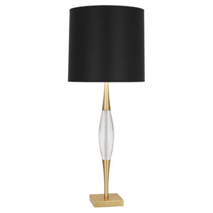 Robert Abbey - 207B - One Light Table Lamp - Juno - Modern Brass w/ Clear Crystal