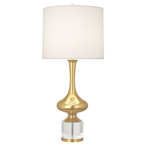 Robert Abbey - 209 - One Light Table Lamp - Jeannie - Modern Brass w/ Clear Crystal