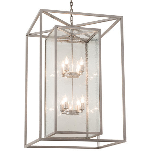 2nd Avenue - 48259-435A - Eight Light Pendant - Kitzi Box - Nickel Powder Coat