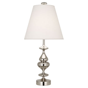 Robert Abbey - 446 - One Light Table Lamp - Jonathan Adler Hollywood - Polished Nickel