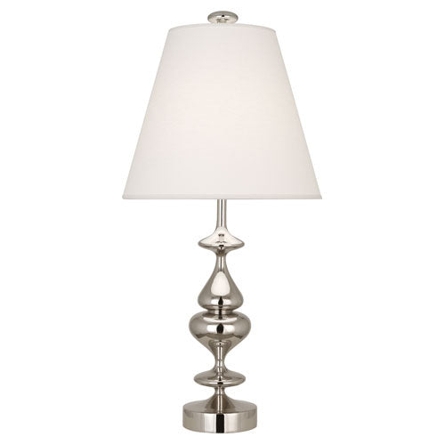 Robert Abbey - 446 - One Light Table Lamp - Jonathan Adler Hollywood - Polished Nickel