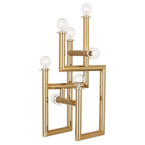 Robert Abbey - 902 - Seven Light Table Lamp - Jonathan Adler Milano - Polished Brass