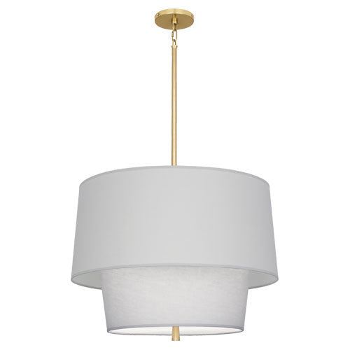 Robert Abbey - PG137 - Three Light Pendant - Decker - Modern Brass