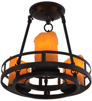 2nd Avenue - 48259-589 - Three Light Pendant - Barbury - Textured Black