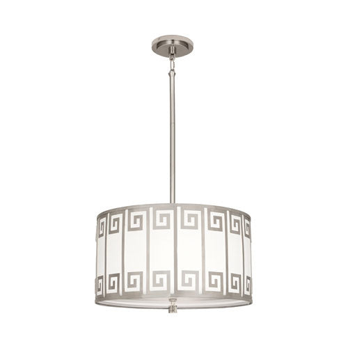 Robert Abbey - S157 - Two Light Pendant - Jonathan Adler Mykonos - Polished Nickel