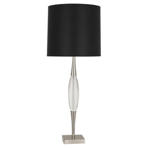 Robert Abbey - S207B - One Light Table Lamp - Juno - Polished Nickel w/ Clear Crystal