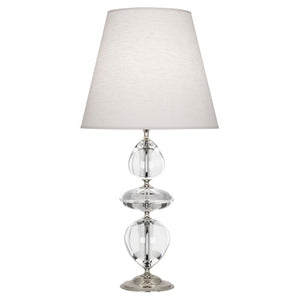 Robert Abbey - S260 - One Light Table Lamp - Williamsburg Orlando - Clear Crystal w/ Polished Nickel