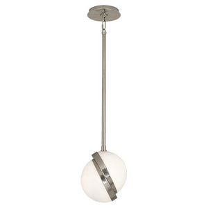 Robert Abbey - S624 - One Light Pendant - Michael Berman Brut - Polished Nickel