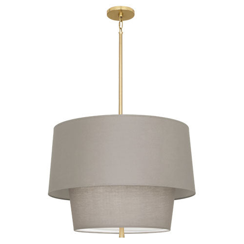 Robert Abbey - SG137 - Three Light Pendant - Decker - Modern Brass