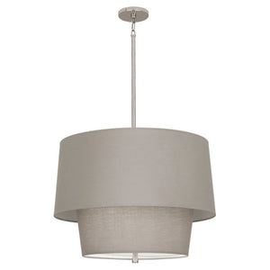 Robert Abbey - SG138 - Three Light Pendant - Decker - Polished Nickel