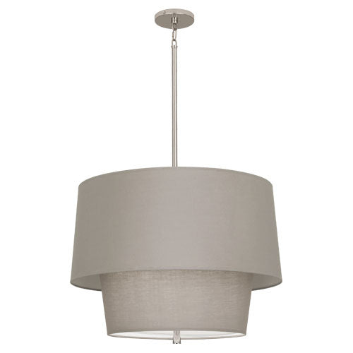 Robert Abbey - SG138 - Three Light Pendant - Decker - Polished Nickel