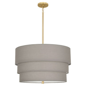 Robert Abbey - SG141 - Three Light Pendant - Decker - Modern Brass