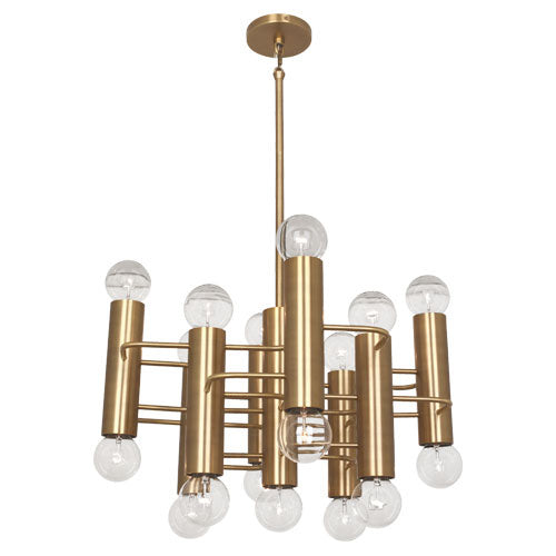 Robert Abbey - WB903 - 17 Light Pendant - Jonathan Adler Milano - Warm Brass