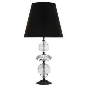 Robert Abbey - Z260B - One Light Table Lamp - Williamsburg Orlando - Deep Patina Bronze w/ Clear Crystal