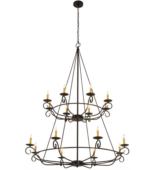 2nd Avenue - 48259-917 - 16 Light Chandelier - Estrella - Textured Black