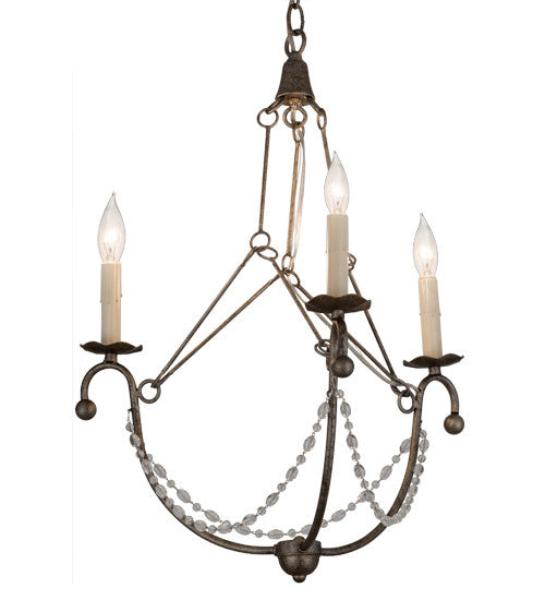 2nd Avenue - 48259-930R - Three Light Chandelier - Kaitlynn - Corinth