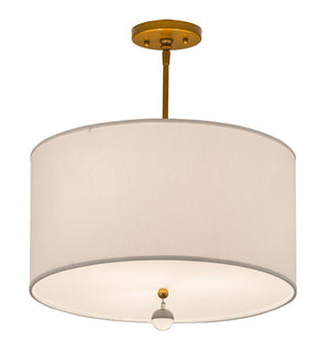 2nd Avenue - 50136-24 - Three Light Pendant - Cilindro - Brass